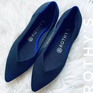 Rothys black flats the point